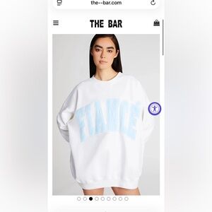 The Bar Varsity Sweatshirt - Fiancé